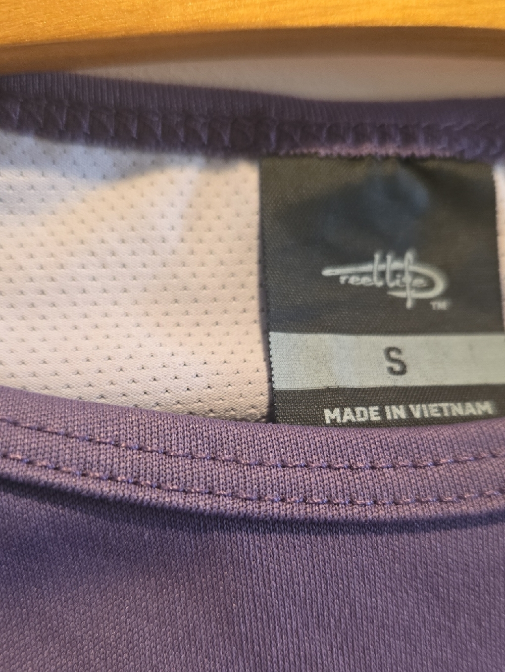 Reel Life Purple Split Back Beach Tee - Picture 5 of 10